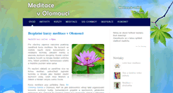 Desktop Screenshot of olomoucmeditace.cz